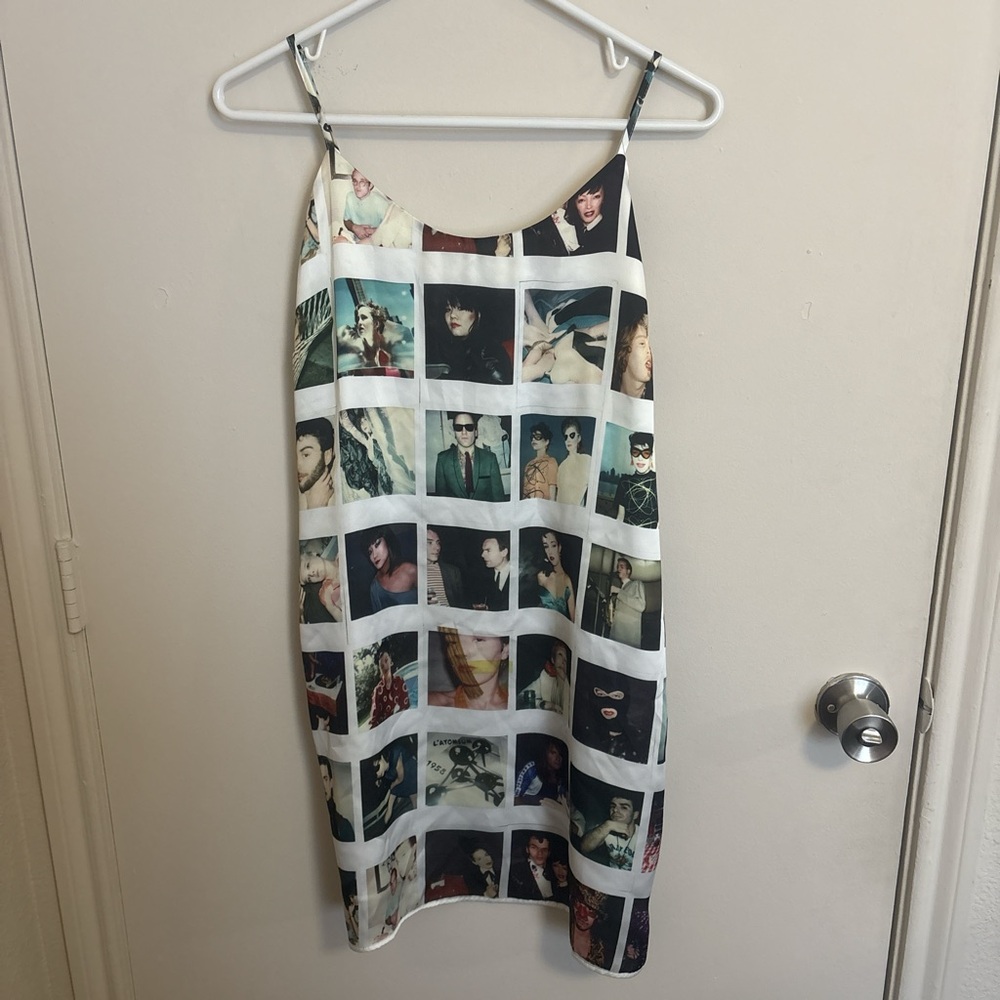 Forever 21 x Maripol Polaroid print mini shift dress